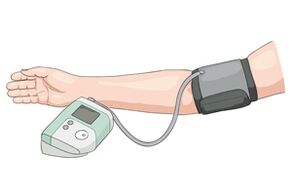 Misurazione della pressione sanguigna usando un tometro elettronico